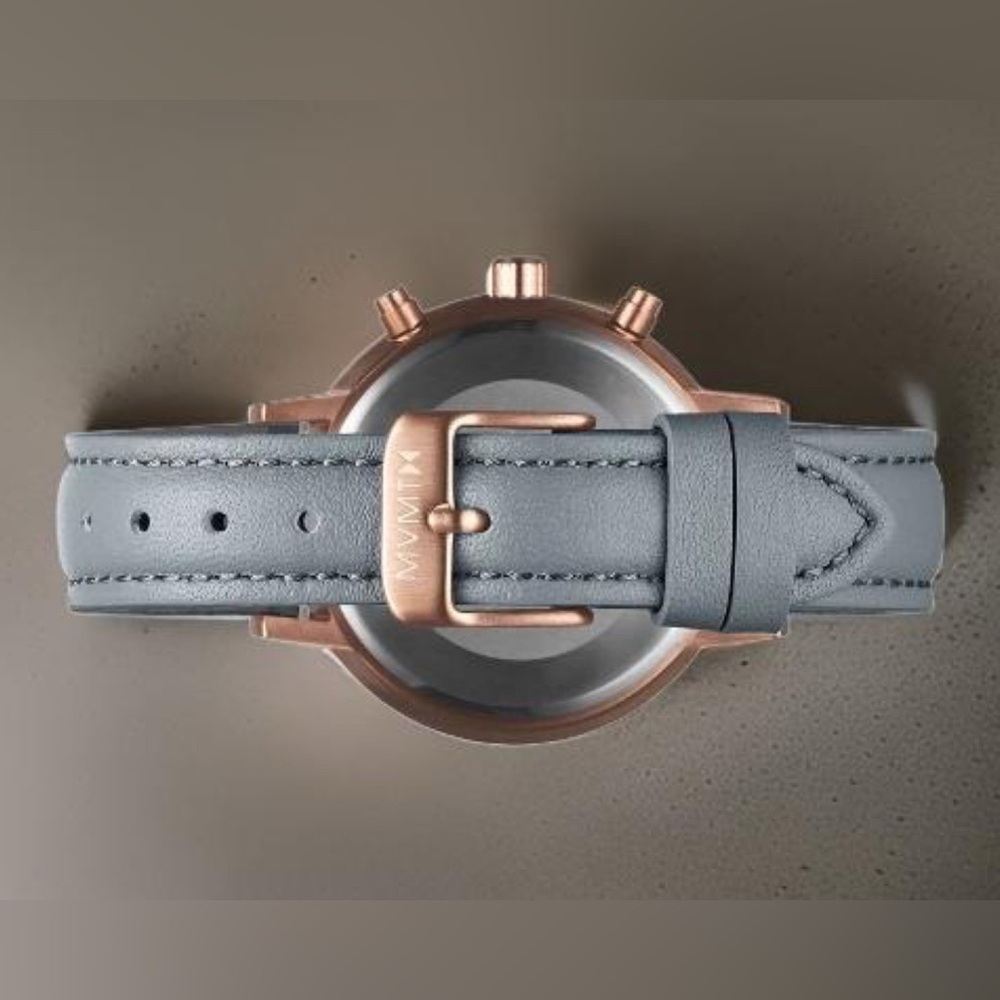 MVMT Nova Dorado FC01-RGGR Women's Watch Rose Gold / Grey Leather - Picture 2 of 9
